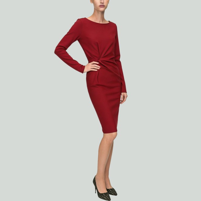 Ponte Knee-Length Casual Dress