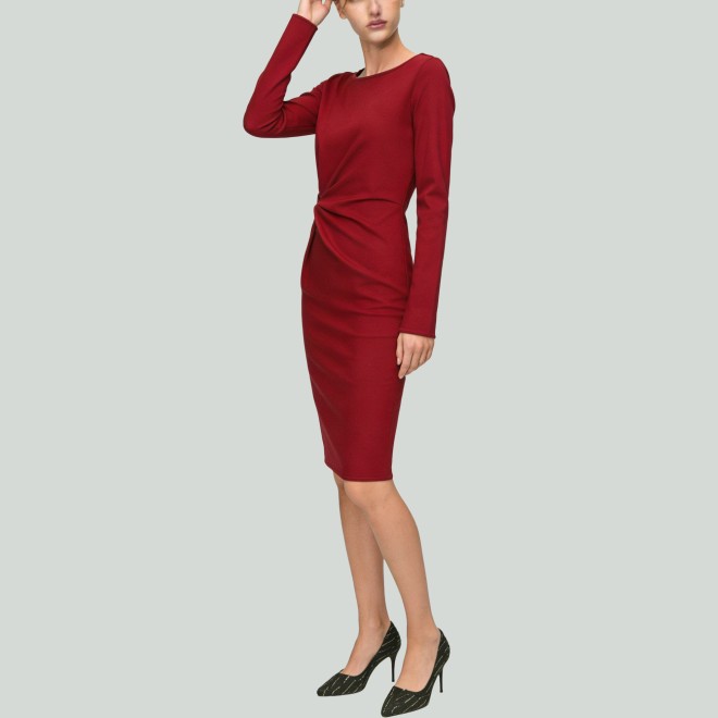 Ponte Knee-Length Casual Dress