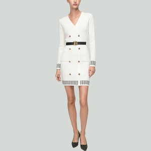 Classic Black Knit Dress