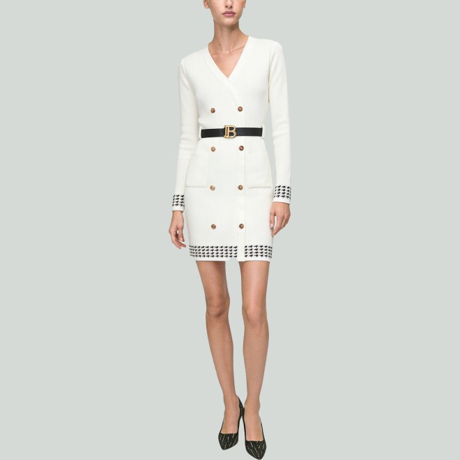 Classic Black Knit Dress