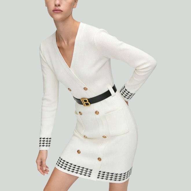 Classic Black Knit Dress