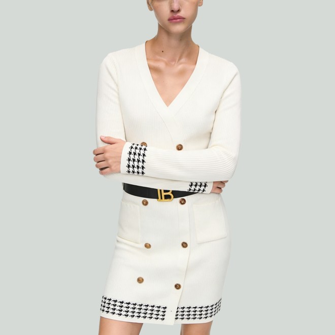 Classic Black Knit Dress