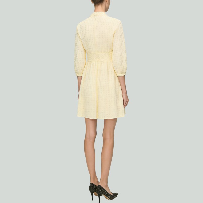 Women's Cotton Short Sleeve Professional Dress