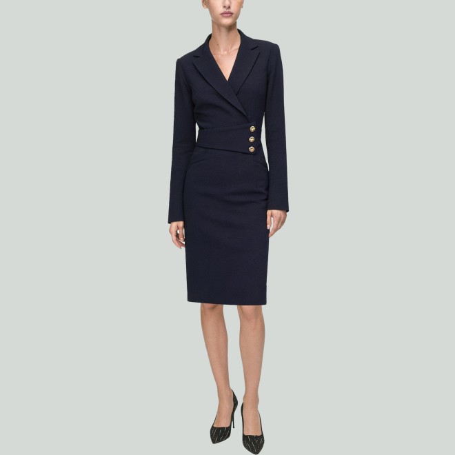 Slim Fit Women's Office Dress