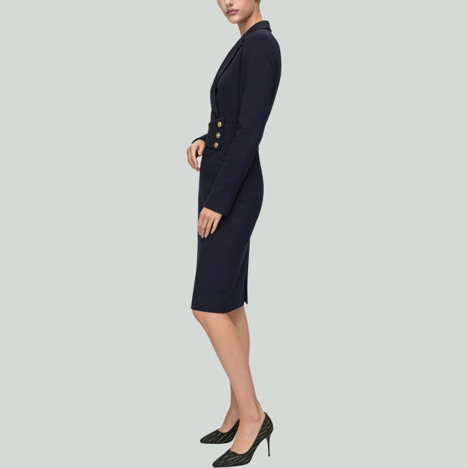 Slim Fit Women's Office Dress