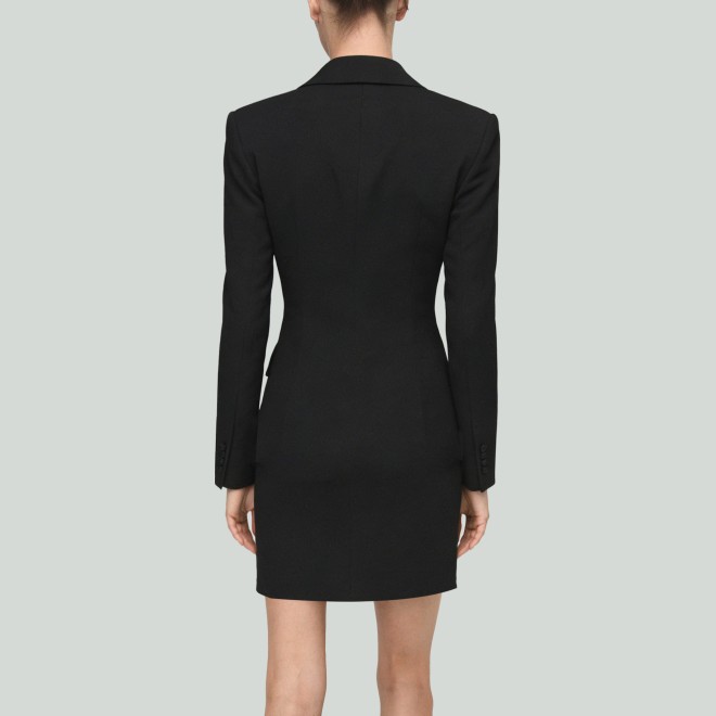 Women's Slim Fit V-Neck Long Sleeve Formal Dress