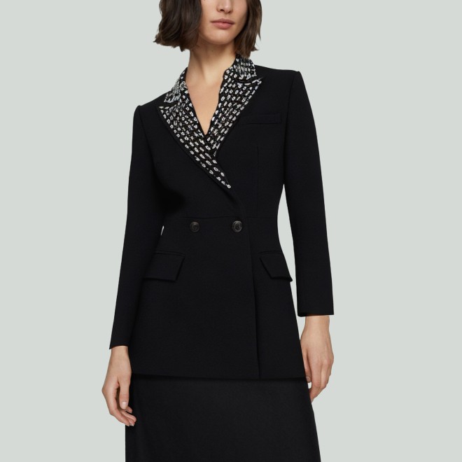 Women's Rhinestone Slim Blazer