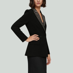 Women's Rhinestone Slim Blazer