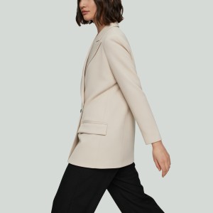 Slim Fit V-neck Women's Blazer