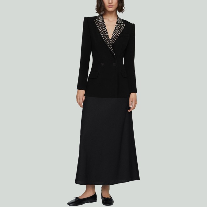 Women's Rhinestone Slim Blazer