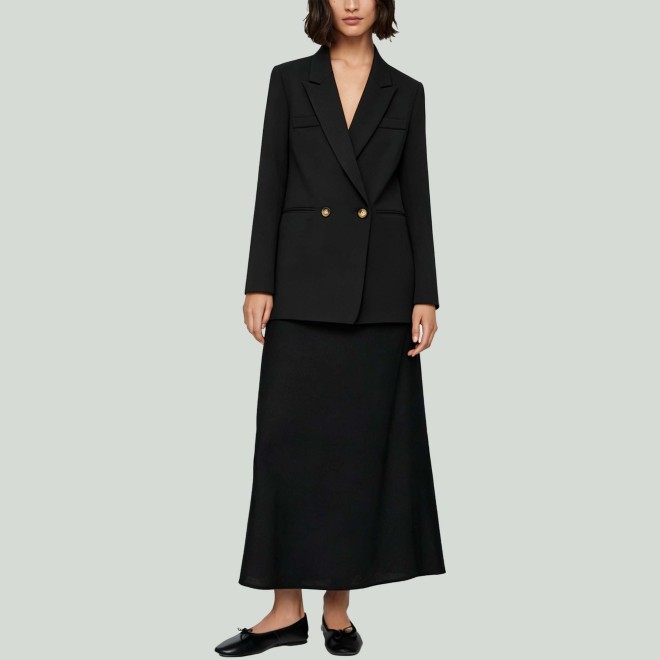 Lightweight 3/4-Sleeve Casual Blazer
