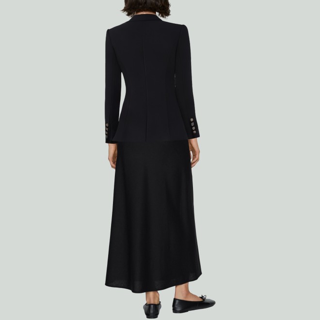 Women's V-Neck Embroidered Blazer