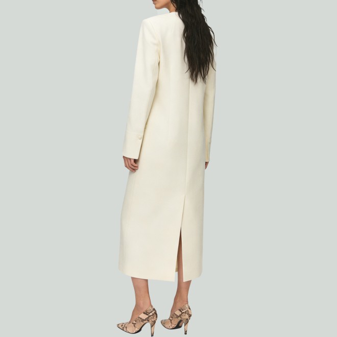 Double-Breasted Simple Women's Trench Coat