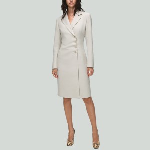Simple Single-Breasted Women's Trench Coat