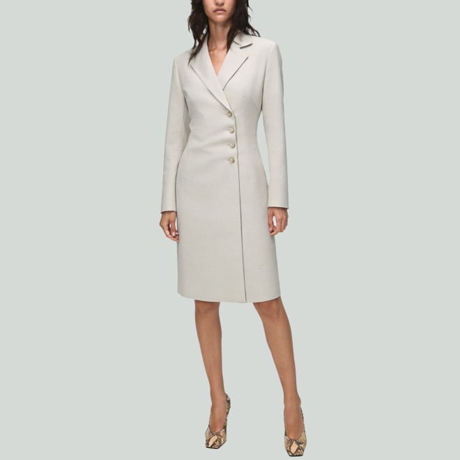 Simple Single-Breasted Women's Trench Coat