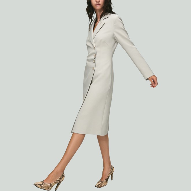 Simple Single-Breasted Women's Trench Coat