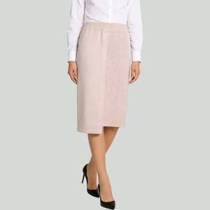 Women's Suede-Knit Pencil Skirt