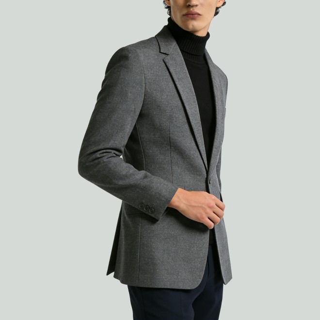 Men's Slim Fit Thickened Trench Coat