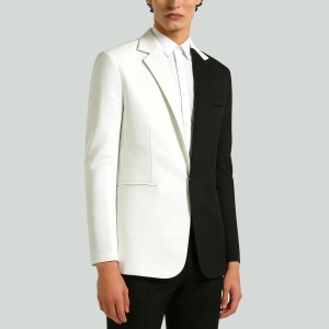 Men's Slim Casual Print Jacket Coat