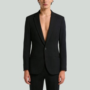 Men's Solid-Color Suit Jacket