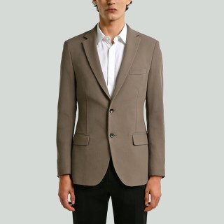 Men's Slim Fit Single-Breasted Suit Jacket