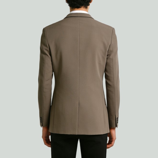 Men's Slim Fit Single-Breasted Suit Jacket