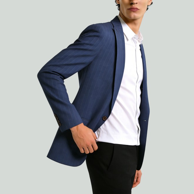 Plus-Size Breathable Men's Business Blazer