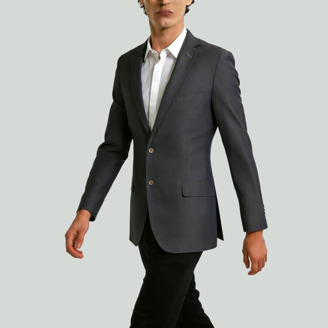 Classic Style Men's Single-Breasted Casual Suit Jacket