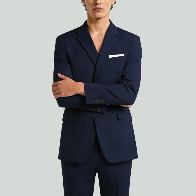Men's Classic Slim-Fit Suit Jacket