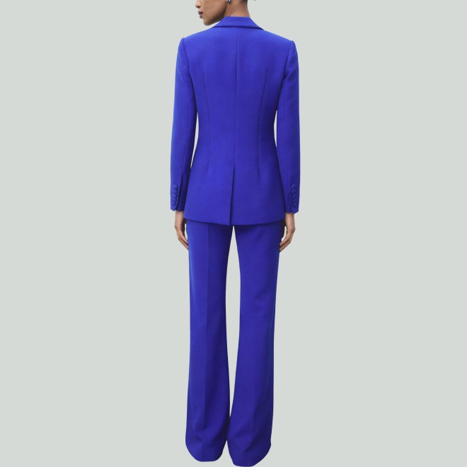 Women's Suit Jacket and Flare Pants Set