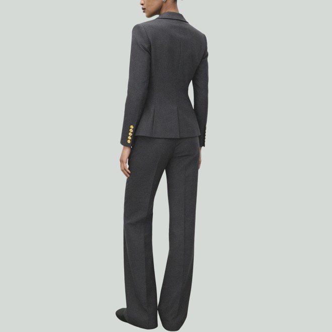 One-Button Women's Suit Set