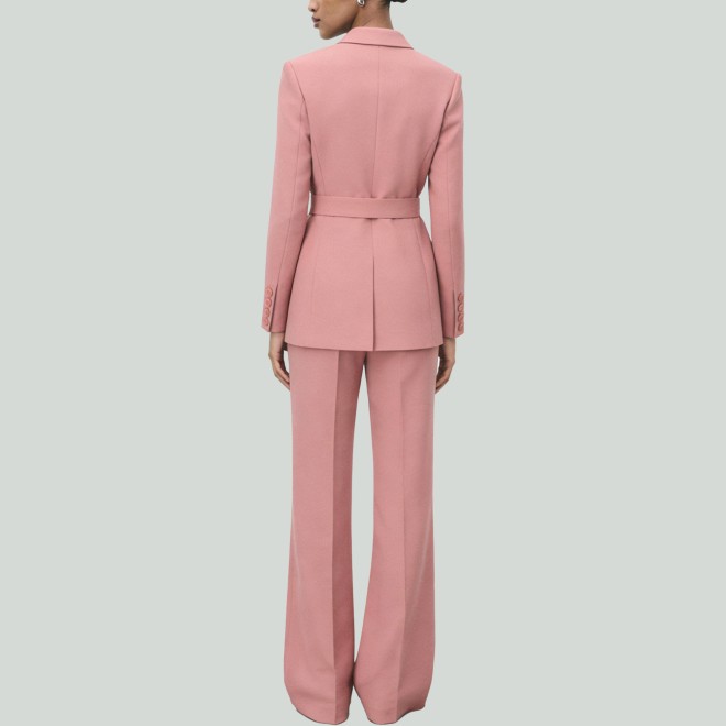 Casual Solid Color Two-Piece Suit