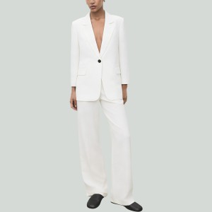 Women's Casual White Blazer