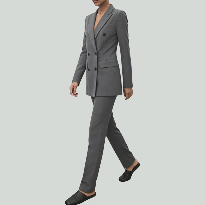 New Grey Women's Professional Suit Blazer
