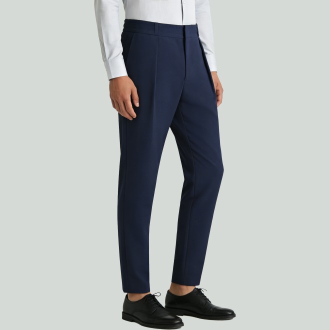 Men's Slim-Fit Stretch Twill Dress Pants