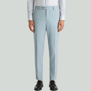 Casual-Fit Single-Breasted Trousers