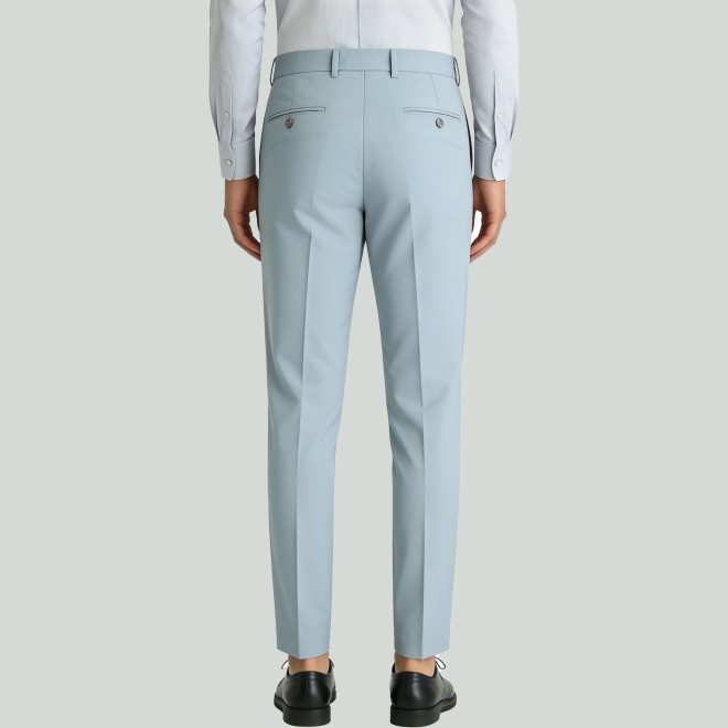 Casual-Fit Single-Breasted Trousers