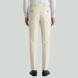 Men's Solid-Color Stylish Breathable Zip-Fly Dress Pants