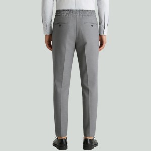 Men's Gray Softshell Straight-leg Pants