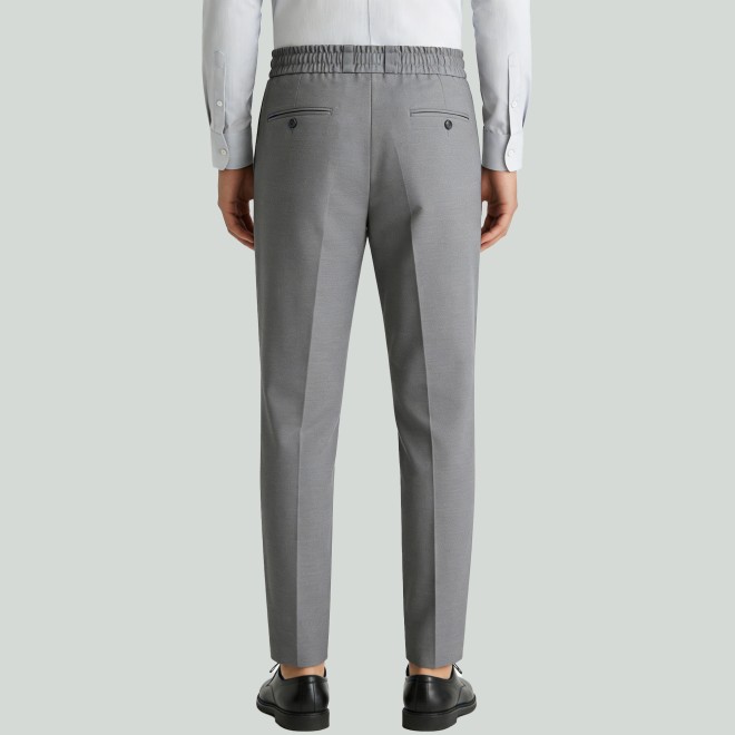 Men's Gray Softshell Straight-leg Pants