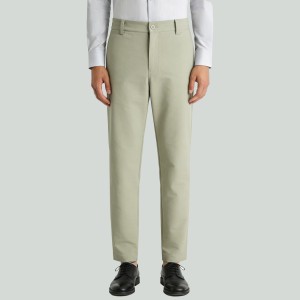 Men's Multi-Pocket Trousers with Straight Leg and Zippers