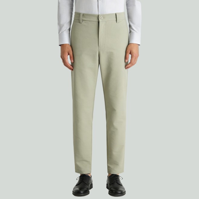 Men's Multi-Pocket Trousers with Straight Leg and Zippers