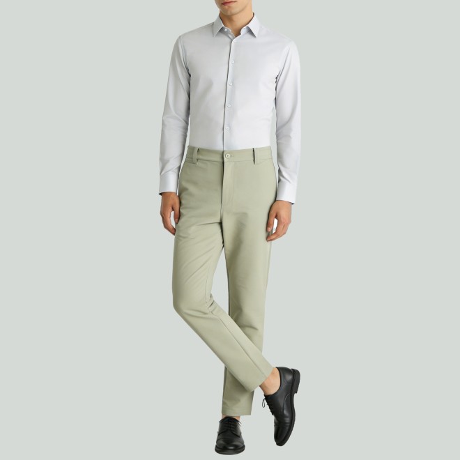 Men's Multi-Pocket Trousers with Straight Leg and Zippers