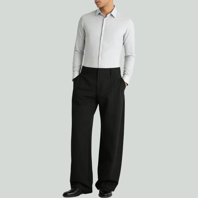 Retro Loose Wide-Leg Pants