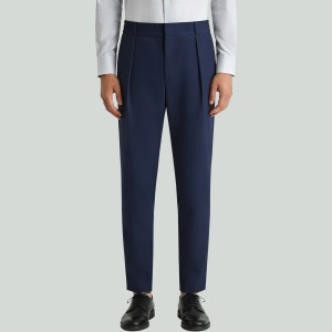Men's Slim-Fit Stretch Twill Dress Pants